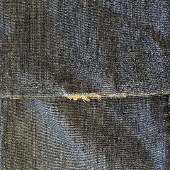 DAVID KHAN Wide Leg Denim Jean Size 25 - Picture 8 of 9